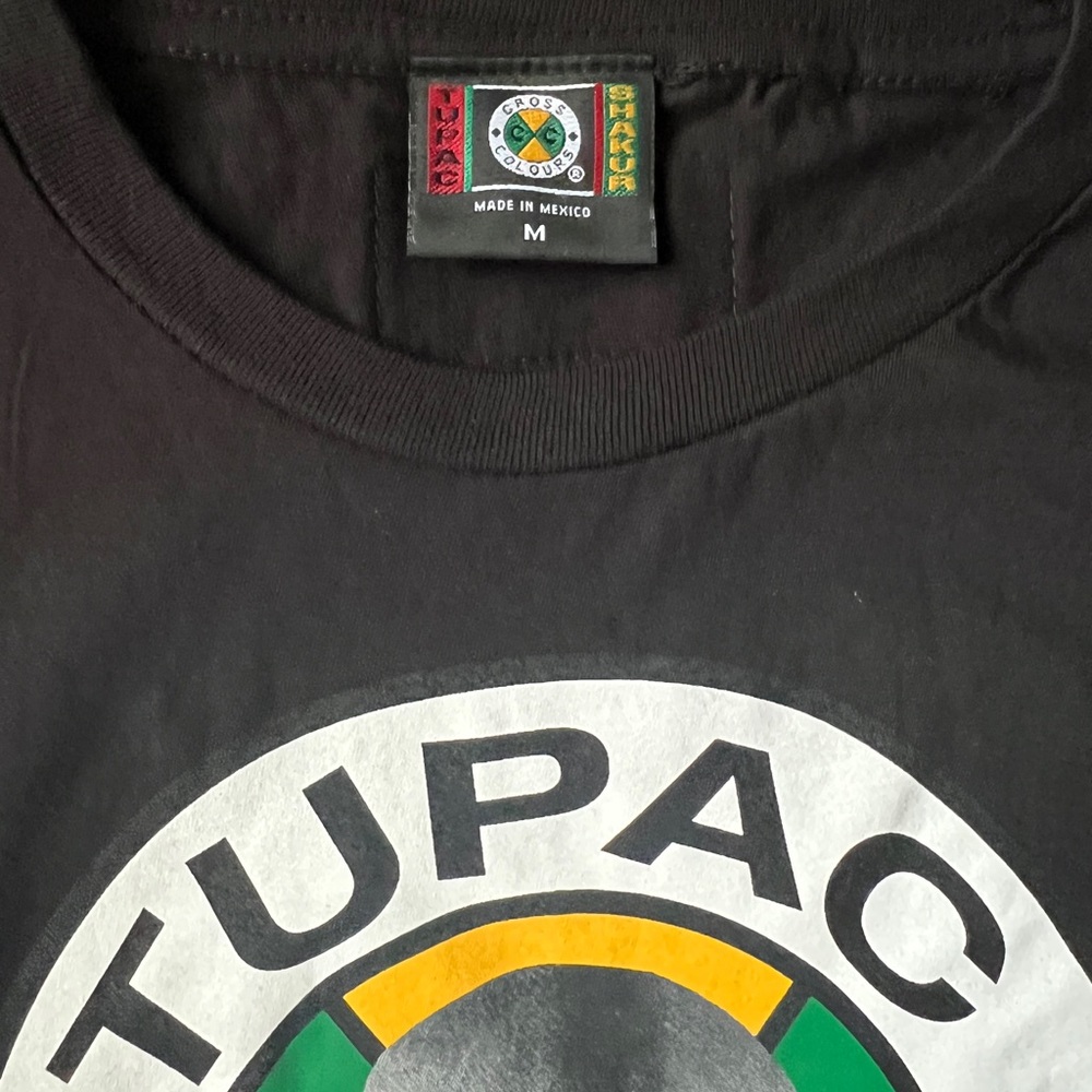 New Tupac Shakur X Cross Colours TShirt Medium Gem
